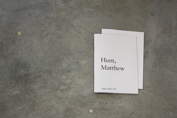 Matthew Hunt - Deep Clarity